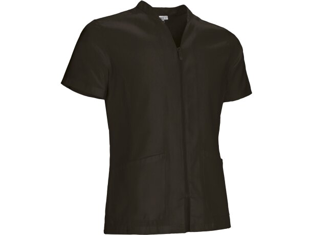 Casaca Oslo serigrafiados sanitaria sarga manga corta mujer detalle 1