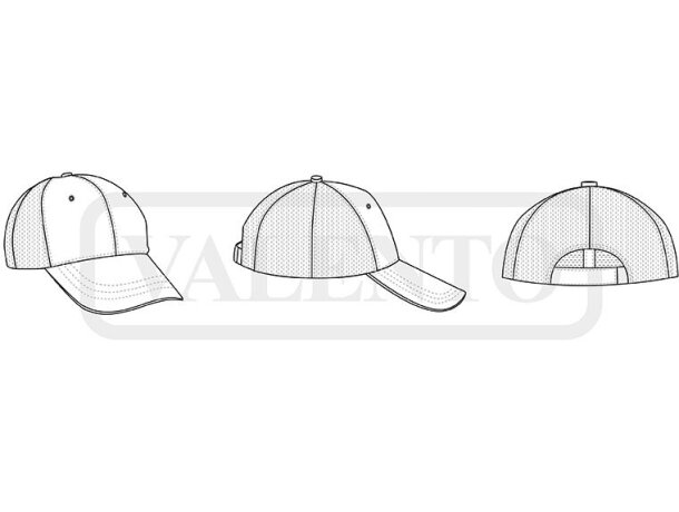 Gorra Orlando adulto con tejido Rip-Stop y rejilla transpirable detalle 1