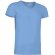 Camiseta cuello de pico de Valento Valento azul claro barata