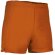 Pantalón deportivo corto de poliéster Valento personalizado naranja