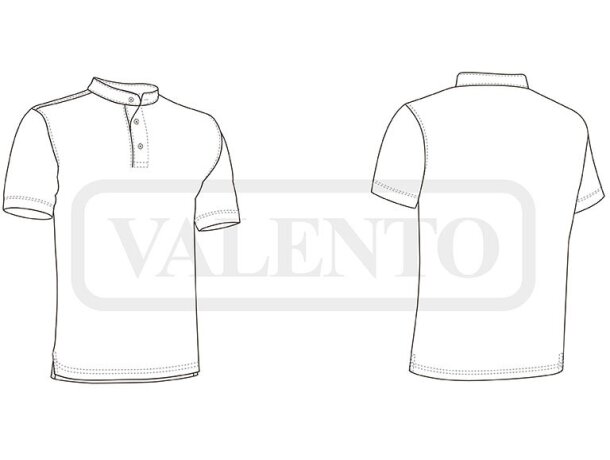 Polos de manga corta baratos poliéster unisex 190 g/m2 Yacht detalle 1