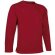Sudadera de felpa con cuello redondo Valento roja