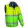 Chaqueta desmontable alta visibilidad Donegal con chaleco Amarillo flúor/verde manzana