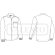 Chaqueta de trabajo barata en poliéster-algodón 205 g/m2 Galen detalle 1