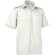 Camisa laboral de poliéster-algodón 120 g/m2 Vigilant Blanco marfil