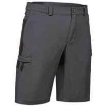 Bermudas multibolsillos de secado rápido Valento gris personalizada