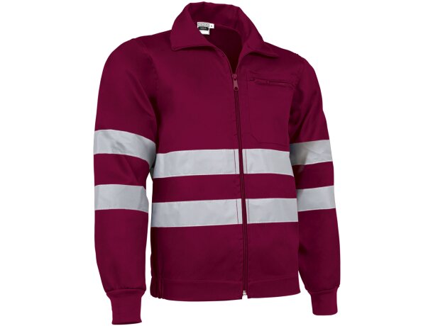 Chaqueta Mirca sarga con cintas reflectantes EN 17353 verde detalle 5