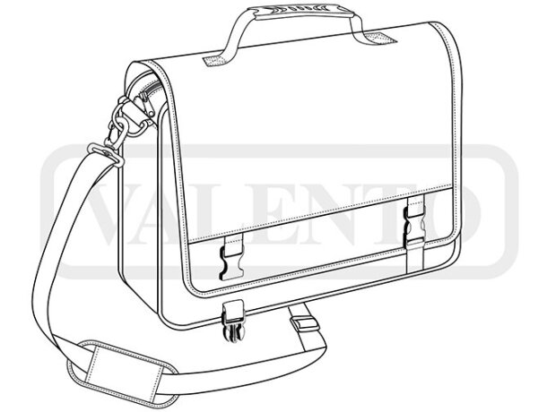 Maletín Mike polivalente impermeable con asa extraíble detalle 1