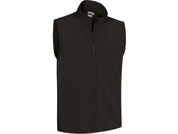 Chaleco Runrock Valento cortavientos bielástico amarillo fluor detalle 5