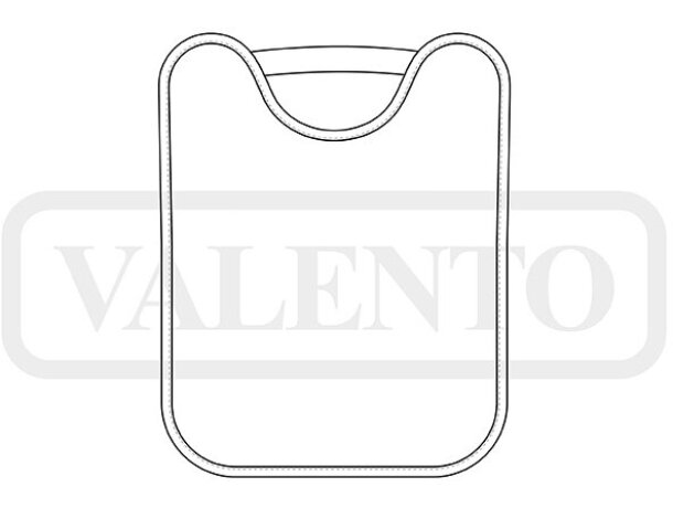 Babero Coco de algodón con doble capa absorbente para bebé detalle 1