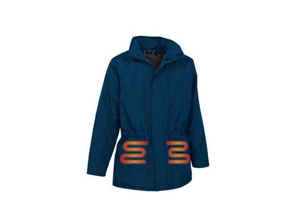 Chaqueta técnica calefactable de mujer Valento azul