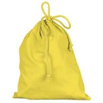 Bolsa Mangabe algodón natural asas largas 42x38