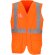 Chaleco ligero alta visibilidad Bridge con cintas reflectantes detalle 2