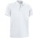 Polos de manga corta impresas unisex poliéster 220 g/m2 Hamburgo Blanco