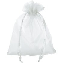 Bolsa Queen organza brillante cierre ajustable