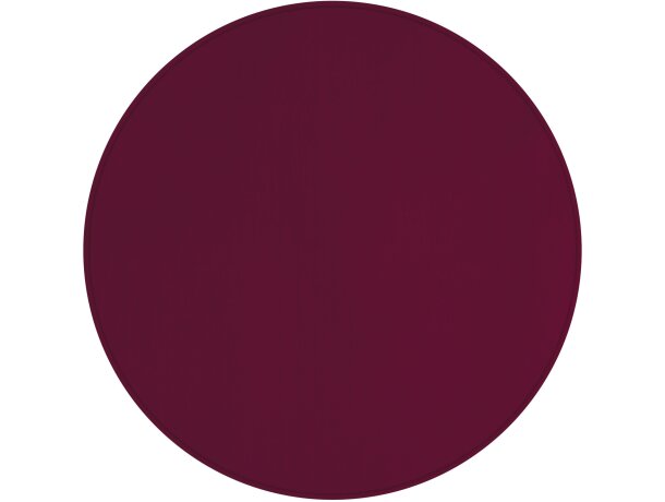 Mantel Brunch redondo poliéster sedoso absorbente 148cm granate detalle 1