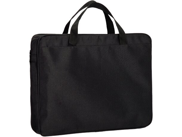 Portadocumentos Henry impermeable con forro canvas negro detalle 5