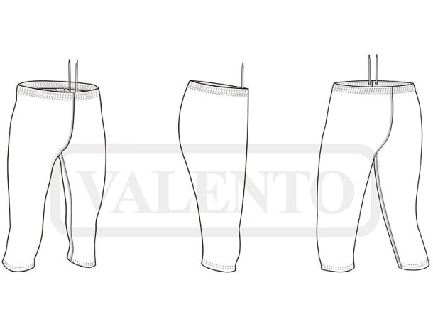 Mallas deportivas baratas para hombre poliéster 240 g/m2 Jump detalle 1
