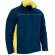 Chaqueta softshell Thunder con tres capas y bolsillos Azul marino orión/amarillo limón