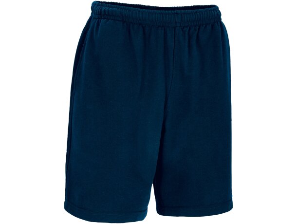 Pantalón corto deportivo Galius azul marino con cintura elástica detalle 5