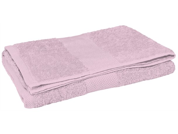 Toalla de ducha Sponge algodón rizo 150x85 cm cenefa jacquard detalle 1