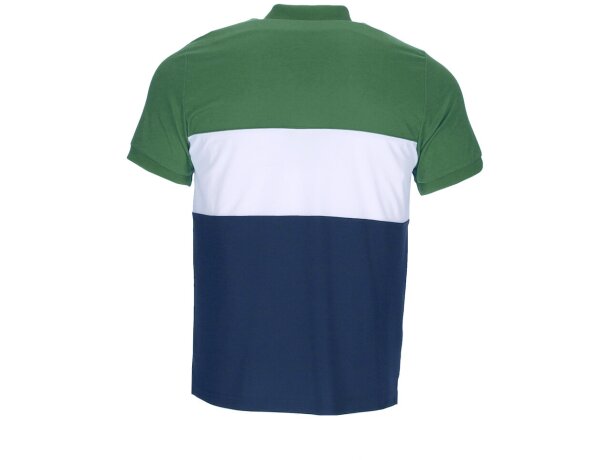 Polo manga corta Varsity en poliéster técnico transpirable detalle 4