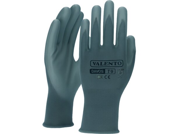 Guantes Davos con recubrimiento de poliuretano transpirable detalle 1