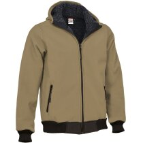 Chaqueta técnica con capucha de adulto Valento gris