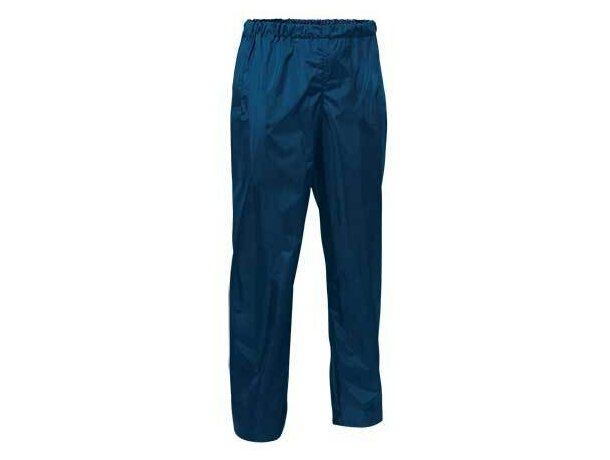 Cubre pantalón hidrófugo para hombre Valento azul personalizada