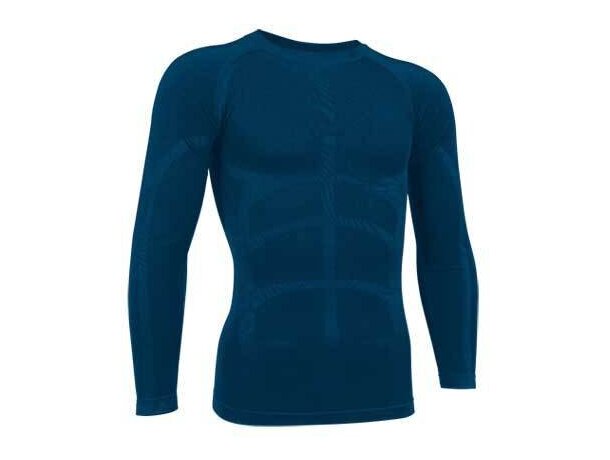 Camiseta segunda piel adulto manga larga Valento merchandising azul Camiseta segunda piel adulto manga larga Valento merchandising azul