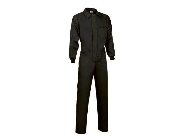 Buzo resistente unisex con bolsillos Valento negro