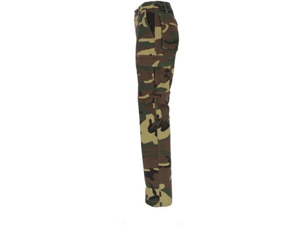 Pantalones laborales pernera desmontable poliéster-algodón Woodman detalle 3