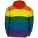 Sudadera Rainbow Valento con capucha y diseño arcoíris detalle 4