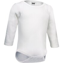 Body Piccolo bebé blanco algodón manga larga
