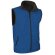 Chaleco de cuello alto multicapa Valento azul royal economico