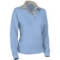 Polo rugby mujer Avant algodón 300 g/m² bicolor