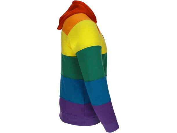 Sudadera Rainbow Valento con capucha y diseño arcoíris detalle 5