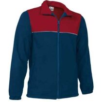 Chaqueta polar de colores combinados Valento azul personalizado