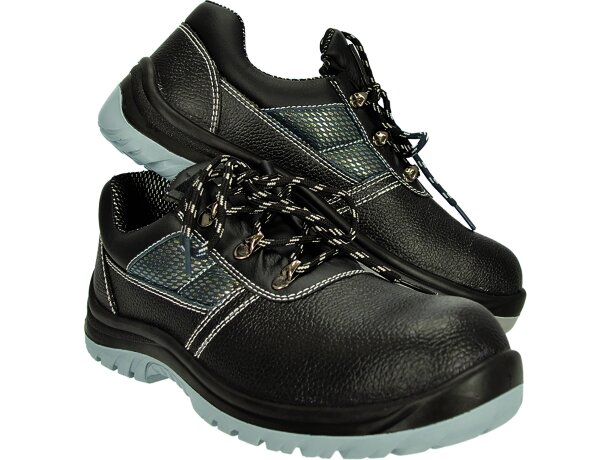 Zapatos de seguridad Norton cuero negro S3