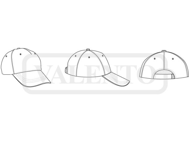 Gorra Kalahari camuflaje pixelado con ventilación para aventura detalle 1