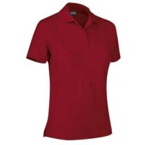 Polo de mujer manga corta 220 gr Valento negro para empresas Polo de mujer manga corta 220 gr Valento negro para empresas