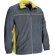 Chaqueta polar Thunder bicolor de doble capa para trabajo Gris cemento/amarillo limón