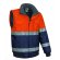 Chaqueta desmontable alta visibilidad Donegal con chaleco Negro