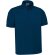 Polos de manga corta personalizados poliéster unisex 190 g/m2 Wisconsin Azul marino orion
