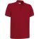 Polos de manga corta impresas unisex poliéster 220 g/m2 Hamburgo Rojo loto