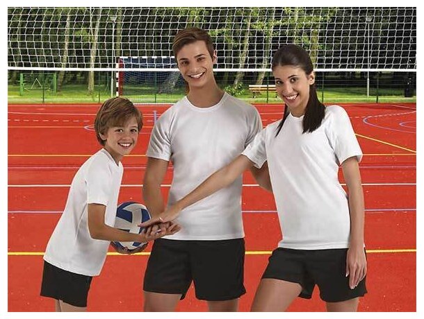 Pantalón deportivo corto de poliéster Valento