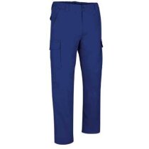 Pantalon De Hombre Multibolsillos De Corte Clasico Valento Azul Royal