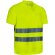 Polo alta visibilidad manga corta Lexington con cintas reflectantes Amarillo flúor