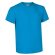 Camiseta cuello redondo 160 gr Racing Valento azul tropìcal