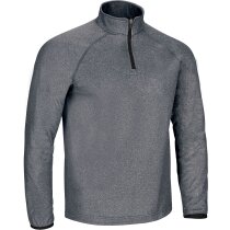 Sudadera Fortum gris antracita con cremallera